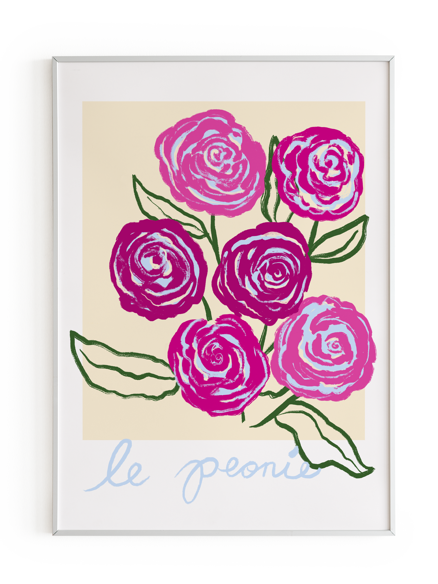 "Le peonie" Art Print