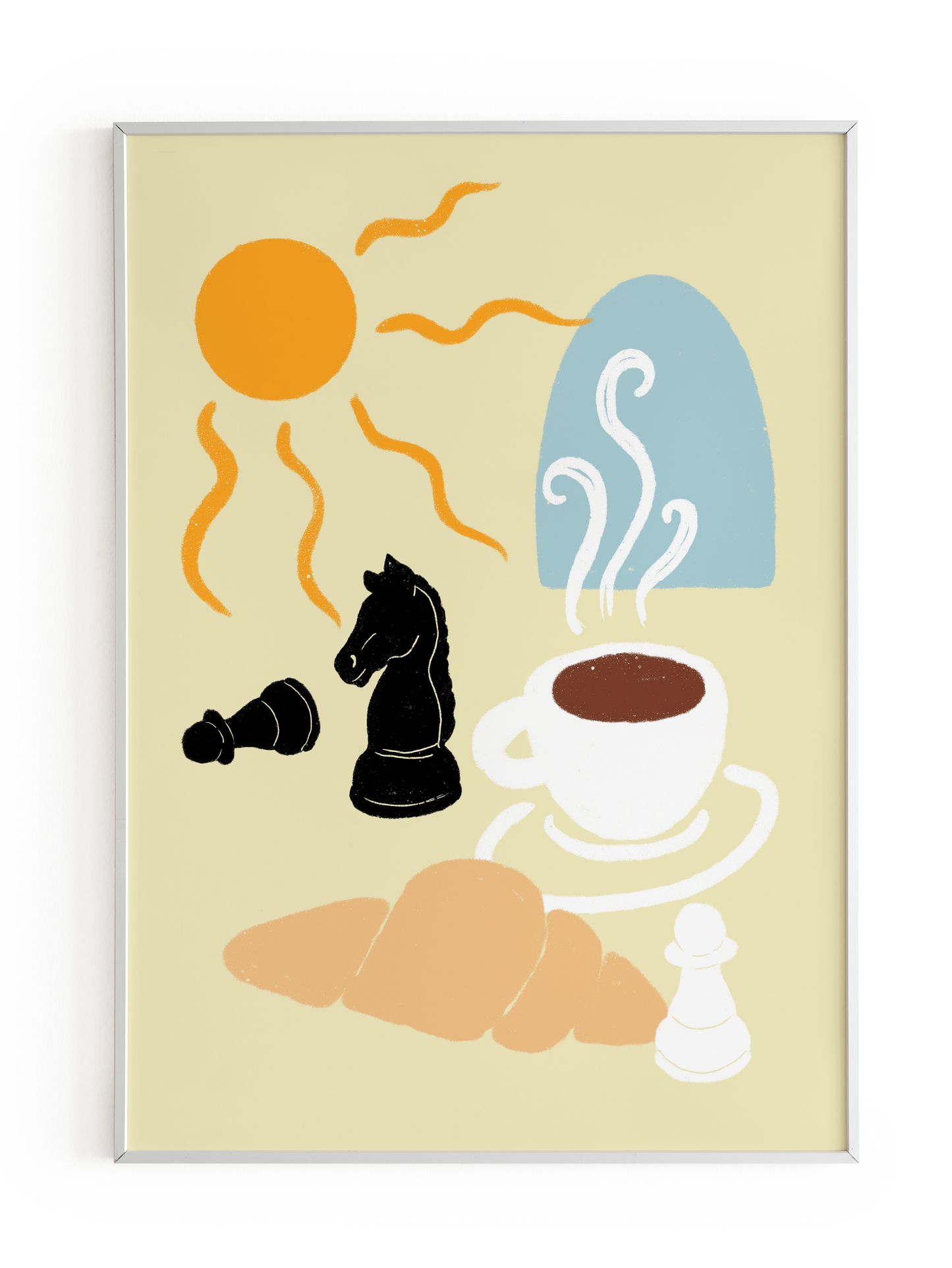 "Morning coffee" Art Print