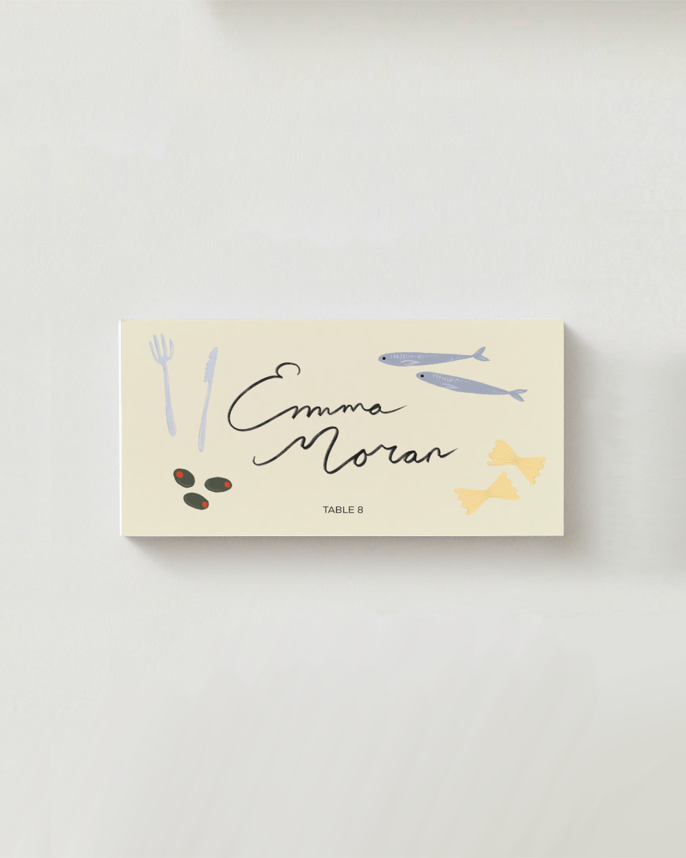 "La Grande Festa" Place Card Template