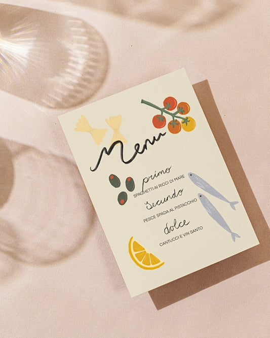 "La Grande Festa" Menu Template