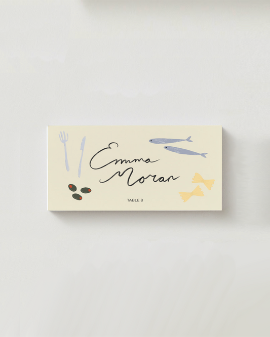 "La Grande Festa" Place Card Template