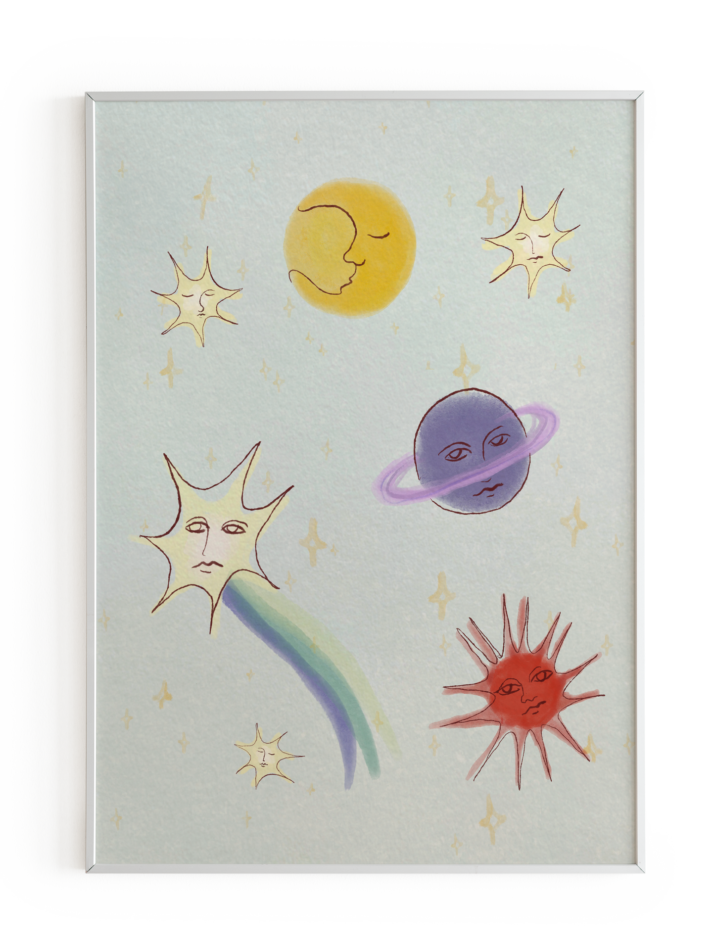 "Celestial creatures" Art Print